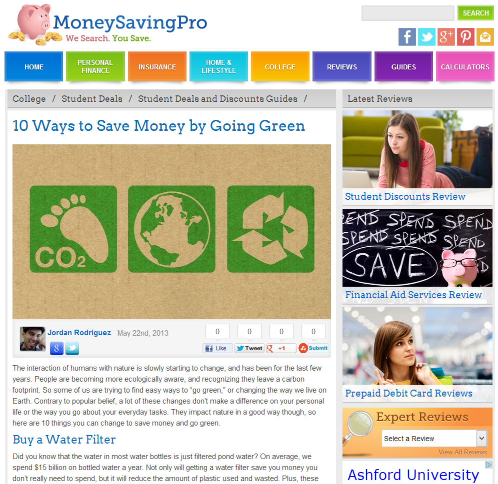 5.22.2013.SaveMoneyGoGreen