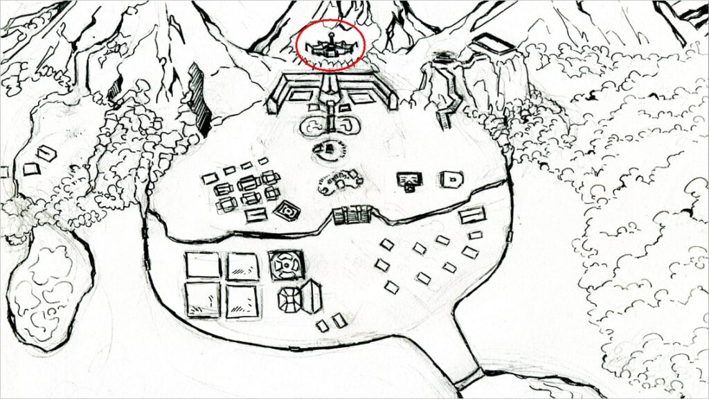 Daemos Chronicles: Graduation Day Village Map