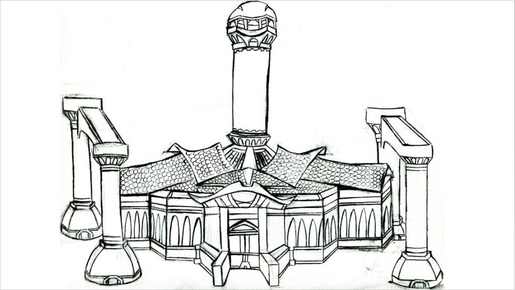 Daemos Chronicles: Graduation Day Village Temple