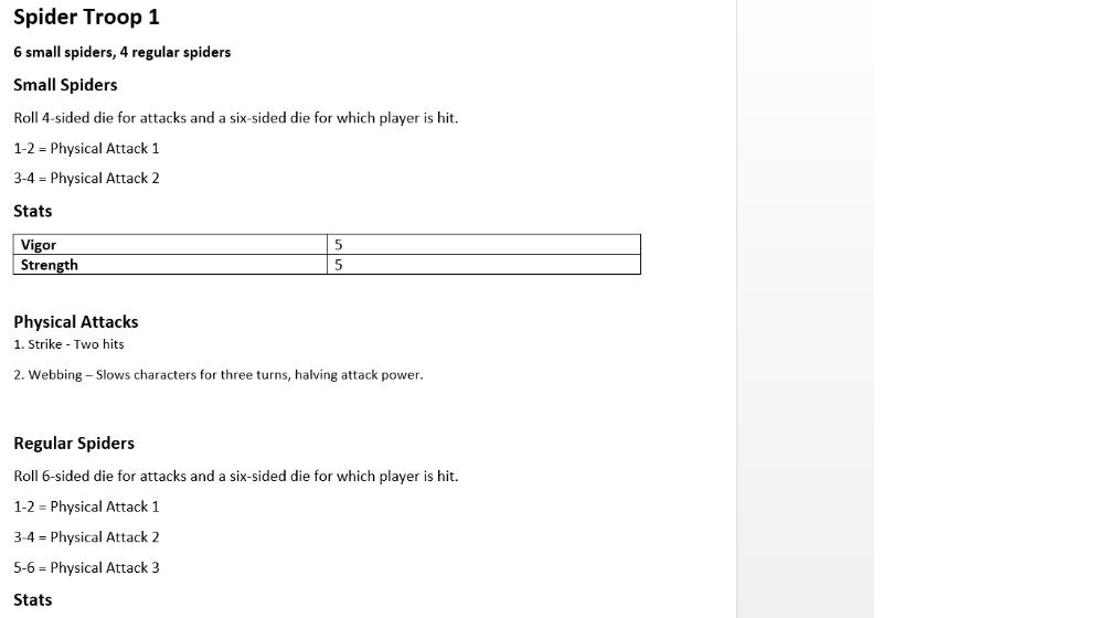 Isekai Adventure The Death King Spider Troop Stats